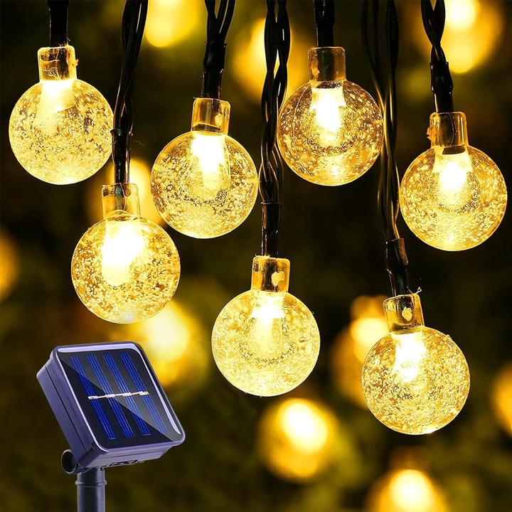Lumina Swiss Solar LED fairy lights crystal (11 m)