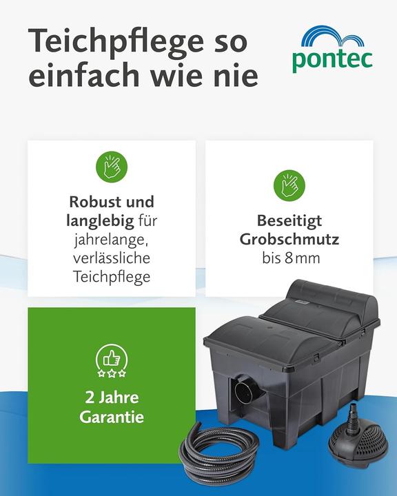 Produktbild Pontec Filter-Set mit UVC-Klärgerät 3