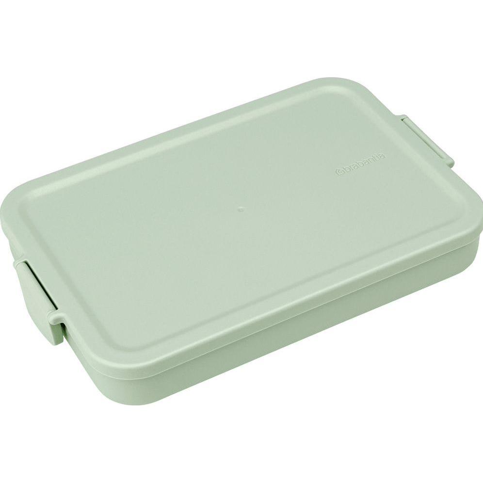 Brabantia Lunchbox Make & Take 25.5 x 16.6 x 3.7 cm, Hellgrün, Lunchbox, Grün