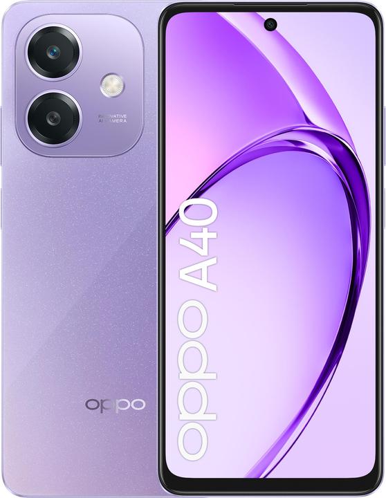 Image du produit OPPO A40 (128 Go, Violet étoilé, 6.67", Double SIM, 4G)