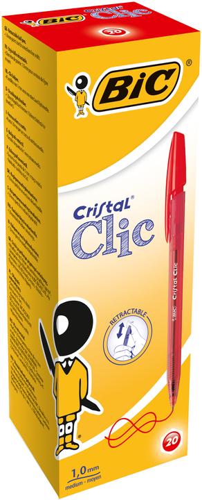 Actual product image Bic CRISTAL CLIC - non-refillable (20x)