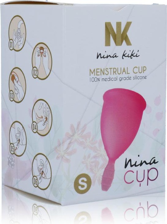 Actual product image Nina Kiki Nina Cup Menstrual Cup Size Pink (S)