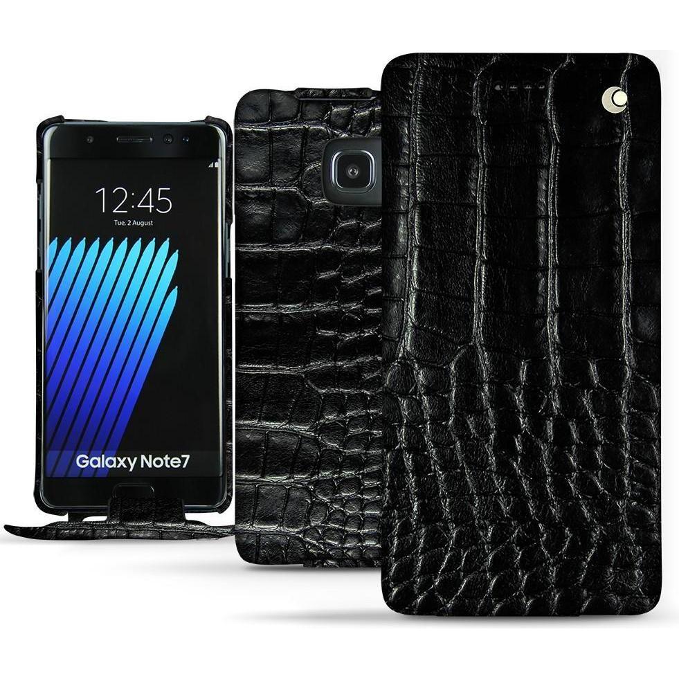 Thumbnail - Noreve Lederschutzhülle vertikal (Samsung Galaxy Note 7), Smartphone Hülle, Schwarz