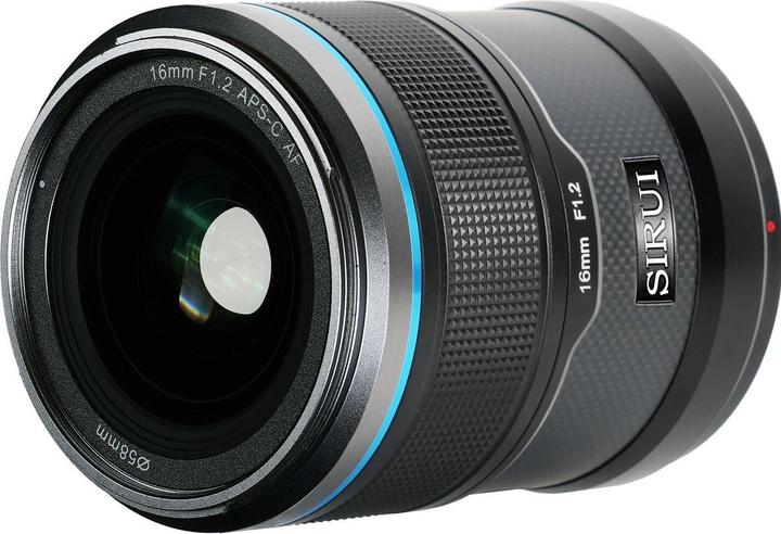 Produktbild Sirui Sniper 16AS12X-B 16mm F1.2 APS-C/S35 Auto-Focus Lens(X Mount, Black, Carbon Fiber) (APS-C / DX)