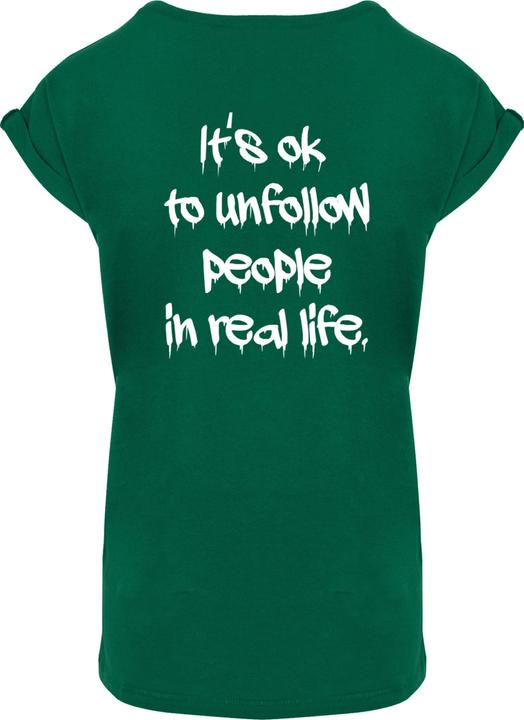 Produktbild Merchcode Ladies Unfollow Extended Shoulder Tee - 111691 (XL)