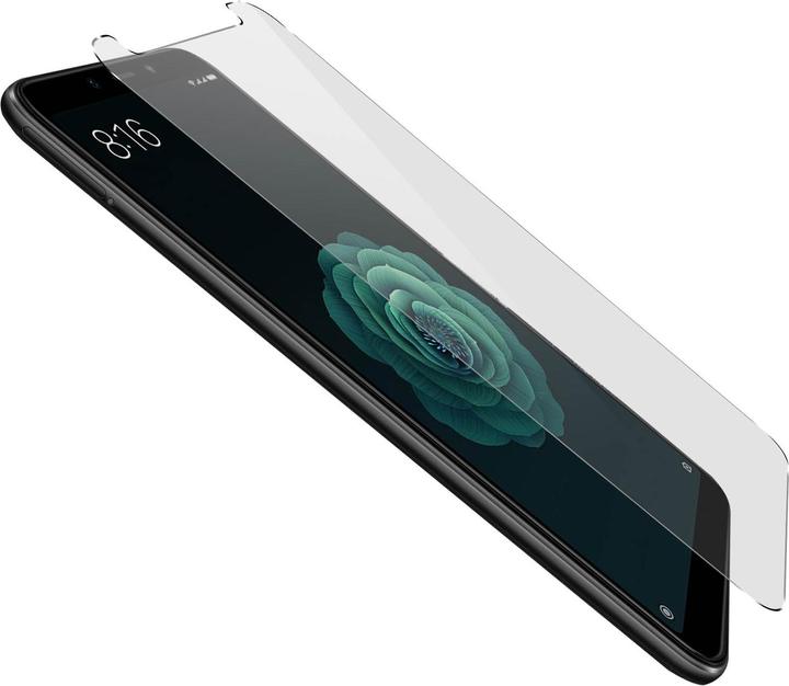 Actual product image Avizar Crystal clear film, glass screen protector (1 Piece, Mi A2)
