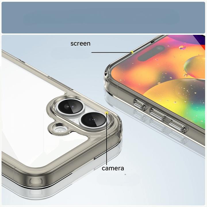 Actual product image Cover-Discount Schützende Acryl-Handyhülle mit erhöhtem Rand (Apple iPhone 17)