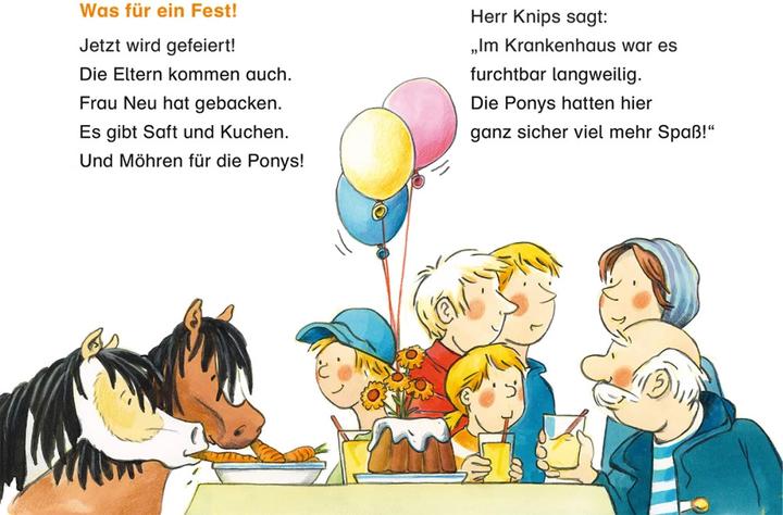 Actual product image Duden Leseprofi Zwei Ponys halten alle auf Trab, 1. Klasse (German, Catharina Westphal, Karin Müller, 2017)