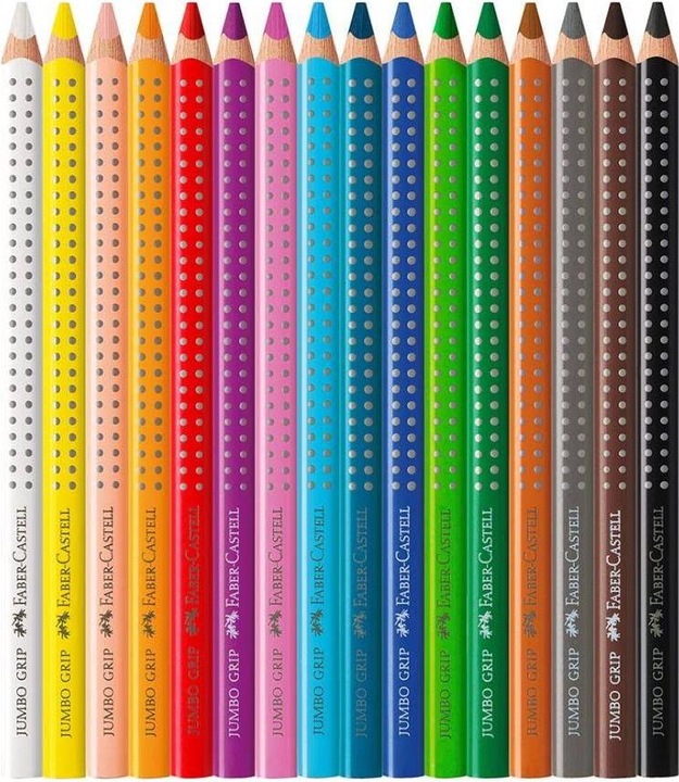 Image du produit Faber-Castell poignée jumbo (Multicolore, 16 x)