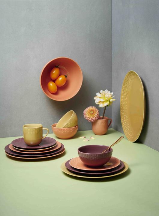 Produktbild Aida Life in Colour - Confetti - Mustard bowl w/relief porcelain (13387) (1 x)