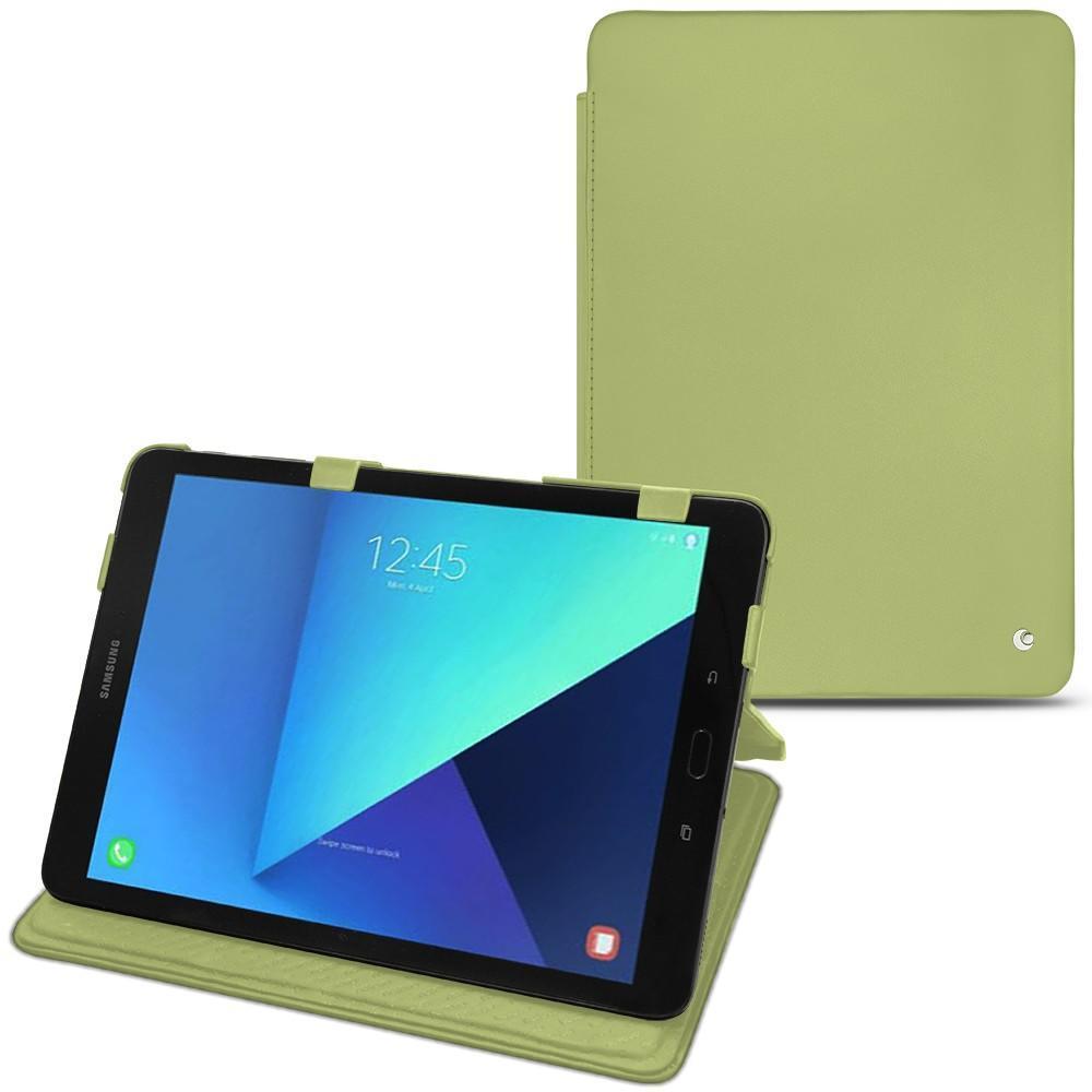 Thumbnail - Noreve Lederschutzhülle horizontal (Galaxy Tab S3 9.7 (2017)), Tablet Hülle, Grün