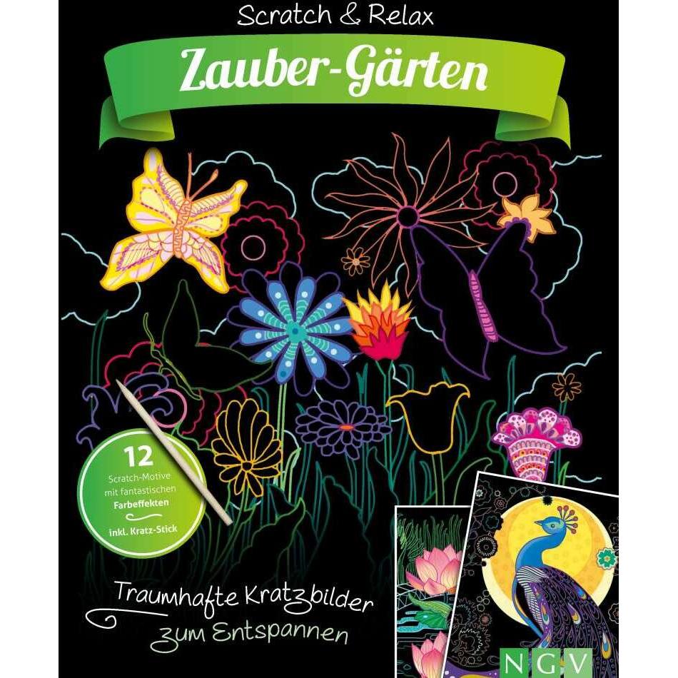 Zauber-Gärten -Traumhafte Kratzbilder zum Entspannen, Sachbücher