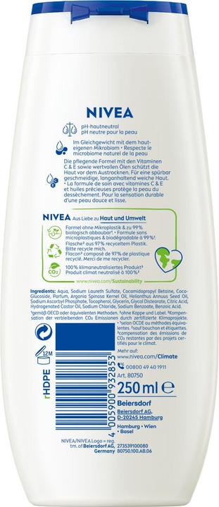 Actual product image NIVEA Pflegedusche Diamond & Argan Oil Trio (750 ml)