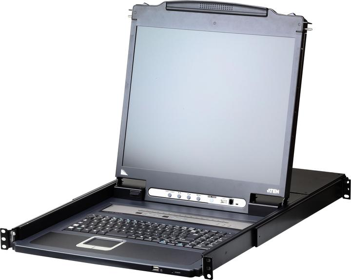 Produktbild Aten CL5716IN CH KVM over IP Switch 16-Port 19"-LCD (PS/2-USB VGA) CH-Layout