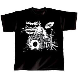 Rock You, Shirt, T-Shirt schwarz Kroko Power L, Schwarz, (L)