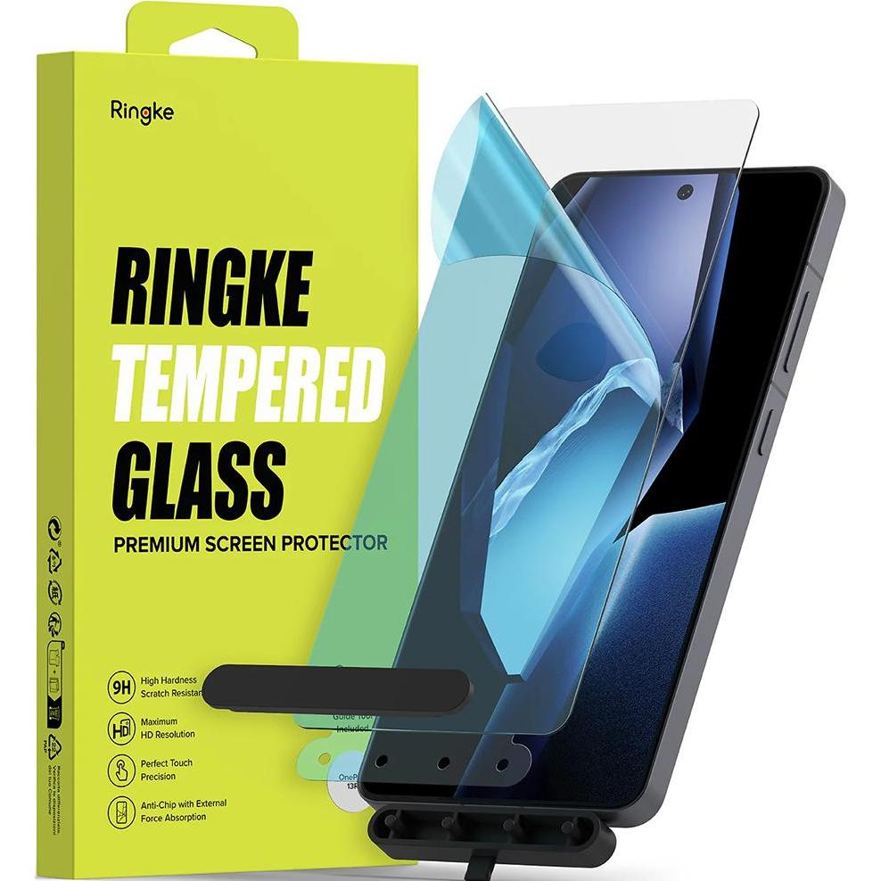Ringke - Tempered Glass - OnePlus 13R - Clear (1 pz., OnePlus 13R), Pellicola protettiva smartphone, Trasparente