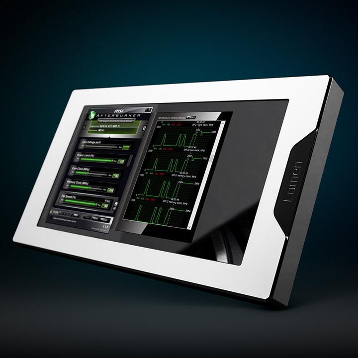 Actual product image EKWB EK Quantum Lumen 7" LCD - nickel-plated