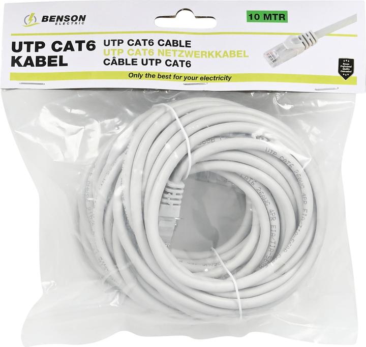 Produktbild Benson Electric UTP CAT6 Netzwerkkabel 10 m (U/UTP, CAT6, 10 m)