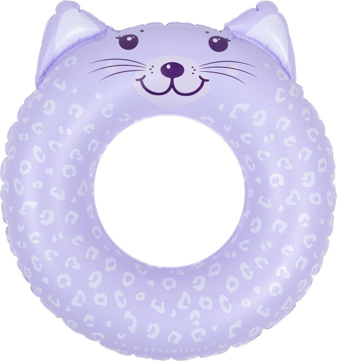 Swim Essentials Schwimmring Tier Leopard lila, 55cm