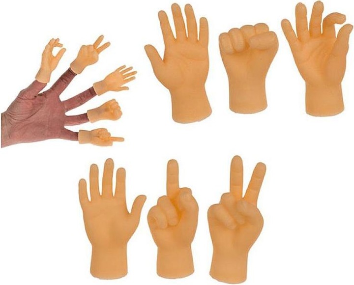 Actual product image Sombo Finger puppets hands