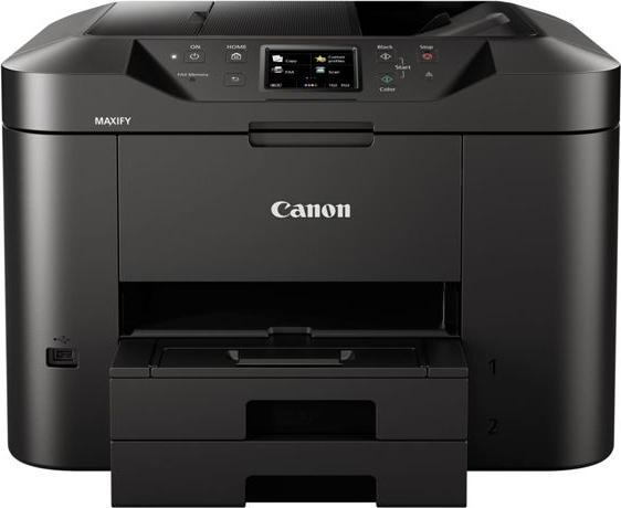 Produktbild Canon MAXIFY MB2755 Schwarz A4 MFP Farb Drucker drucken kopieren scannen fax Wlan Lan Cloud-Link (Tintenpatrone, Schwarz-Weiss)