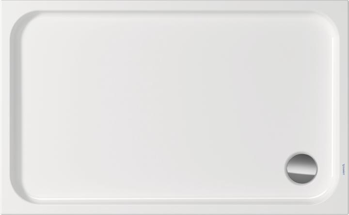 Produktbild Duravit Rechteck-Duschwanne D-CODE weiss 1300x800x85mm