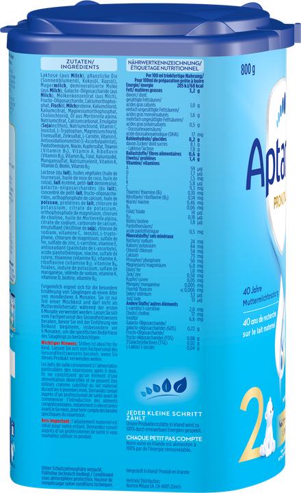 Actual product image Aptamil Pronutra 2 (800 g, from 6 m.)