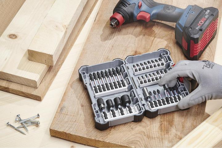 Actual product image Bosch Professional Zubehör Pick and Click Multi Construction Drill and Impact Control Screwdriver bit set (Hexagon socket TX)
