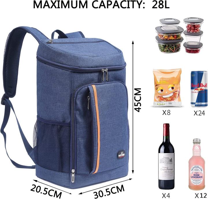 Immagine prodotto Mcxkj Zaino refrigerante 28L, blu (28 l)