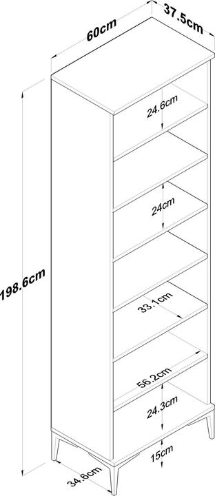 Image du produit Skye Decor JE102 (60 x 37.50 x 198.50 cm)