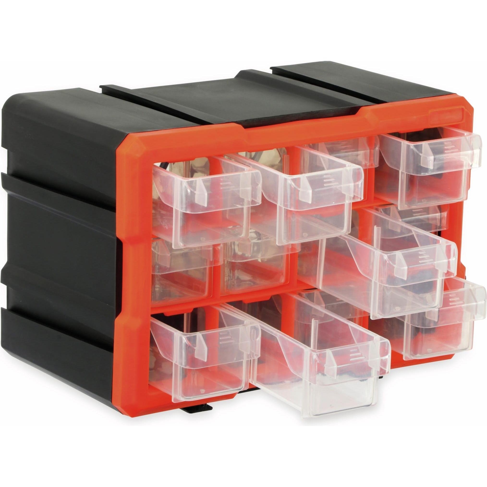 Thumbnail - Daytools, Werkzeugkoffer, Werkzeugbox TW2022, Kunststoff,12-teilig, schwarz/orange (1 Teile)
