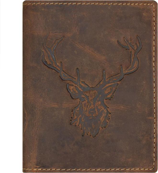 Actual product image Greenburry Vintage wallet deer leather 9.5 cm