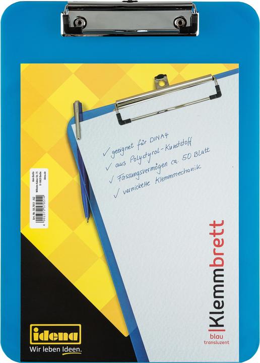 Immagine prodotto Idena Appunti A4 blu traslucido (31.70 x 22.70 cm)