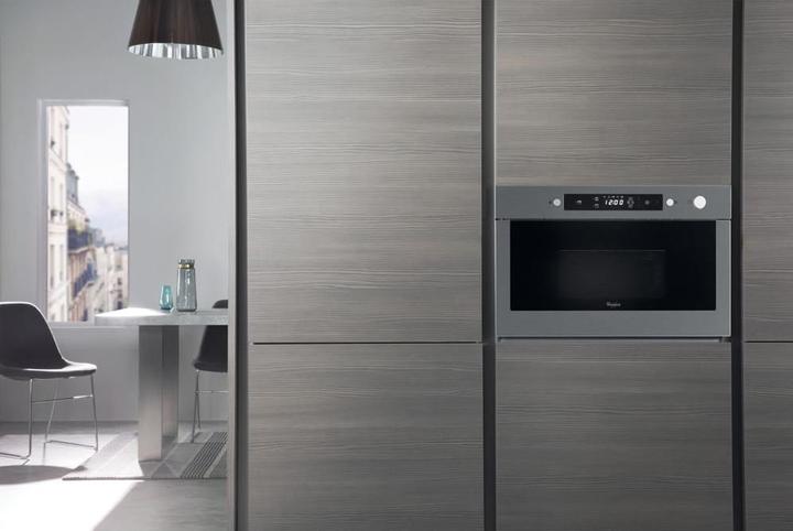 Productafbeelding Whirlpool AMW 439/IX magnetron inbouw Zwart, Roestvrij staal (22 l)