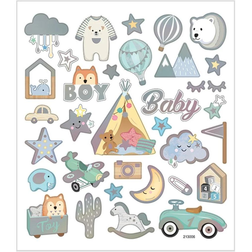 Creativ Company, Sticker, Motivsticker Baby Boy 1 Blatt