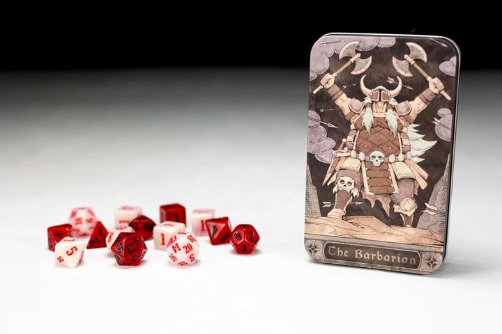 Actual product image Beadle & Grimm´s Character Class Classic RPG Dice Set Barbarian (13)