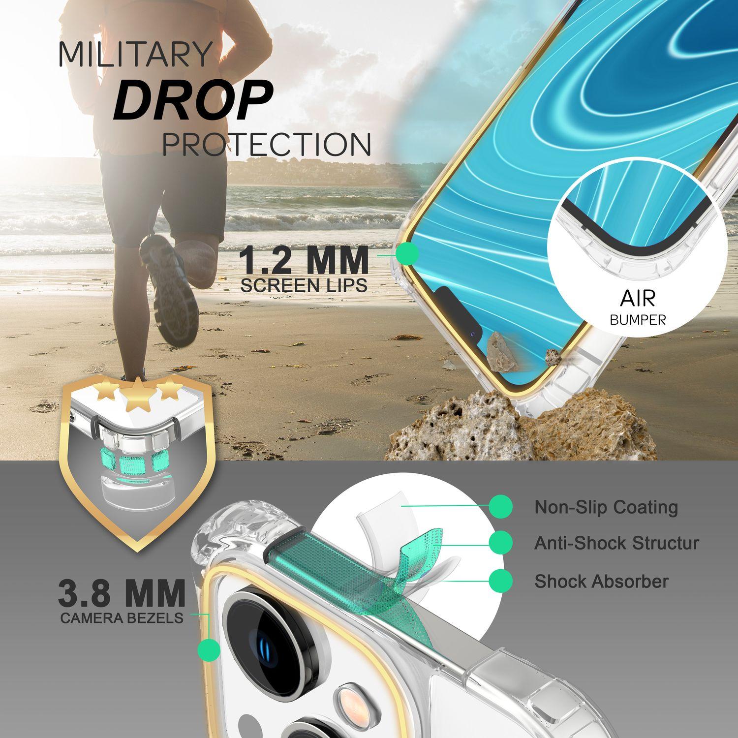 Thumbnail - Nalia Hülle mit Kette, Handykette, Schwarz