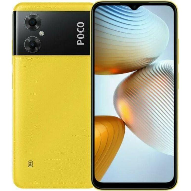 Xiaomi POCO M4 5G (64 GB, Poco Yellow, 6.58", Dual SIM, 13 Mpx, 5G), Smartphone, Gelb