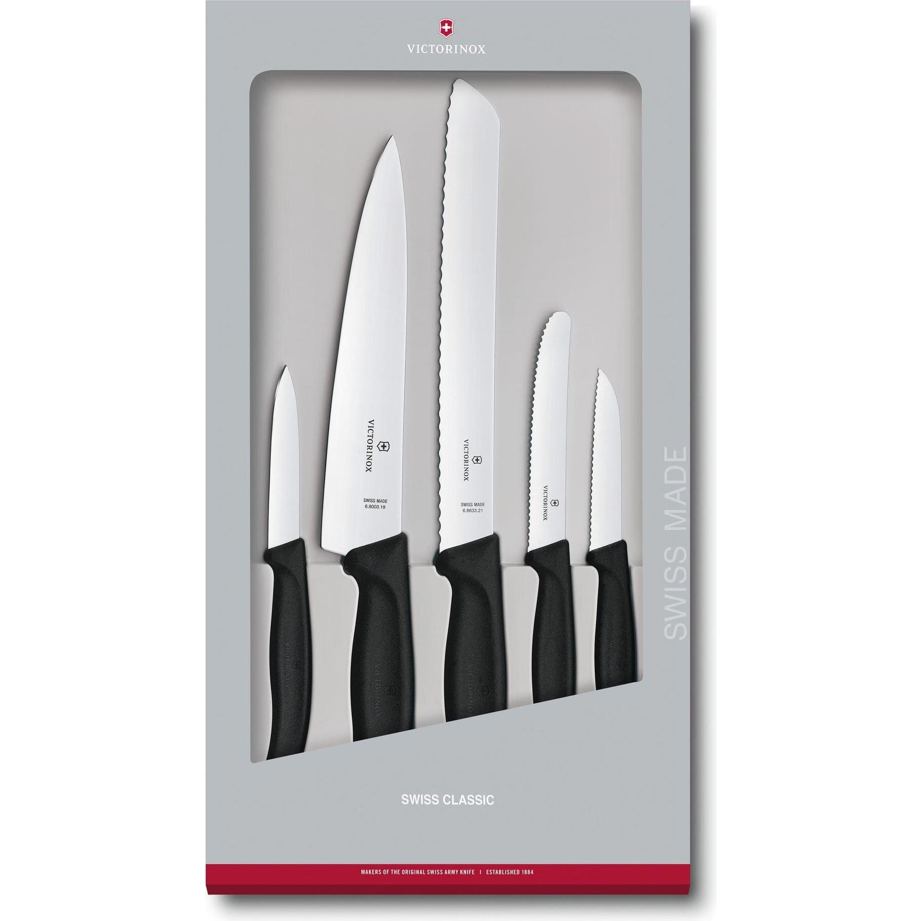 Victorinox Swiss Classic, Küchenmesser, Schwarz