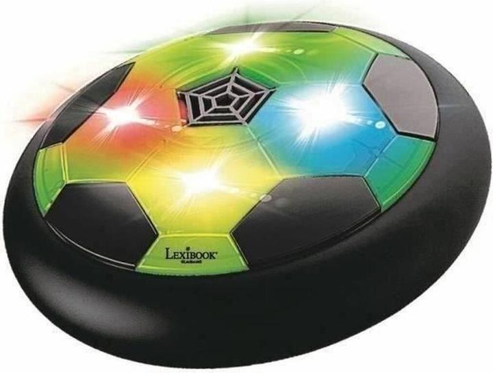 Immagine prodotto Lexibook AeroFoot - Disco da calcio in schiuma Hovercraft illuminato con 2 porte (Multilingue)