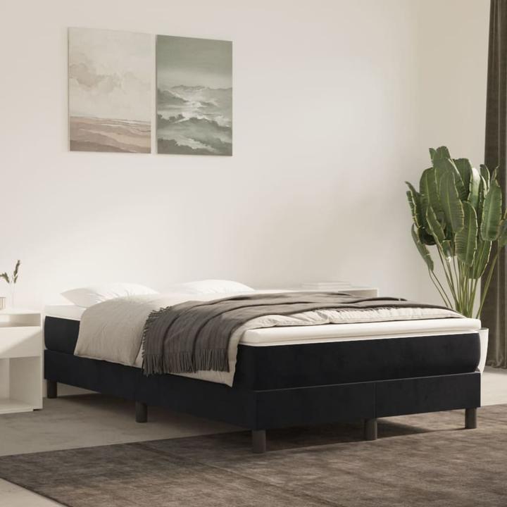 Immagine prodotto vidaXL Bo x letto a molle con materasso 120 x 190 cm in velluto (120 x 190 cm)