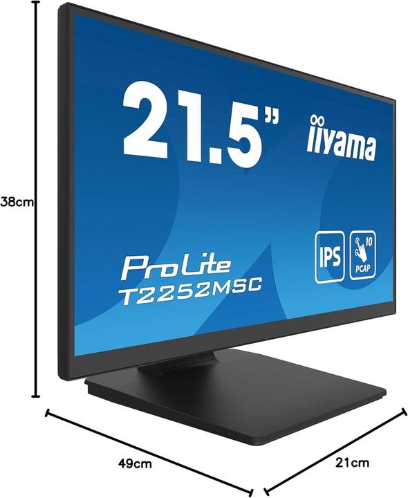 Actual product image iiyama ProLite T2252MSC-B2 (1920 x 1080 pixels, 21.50")