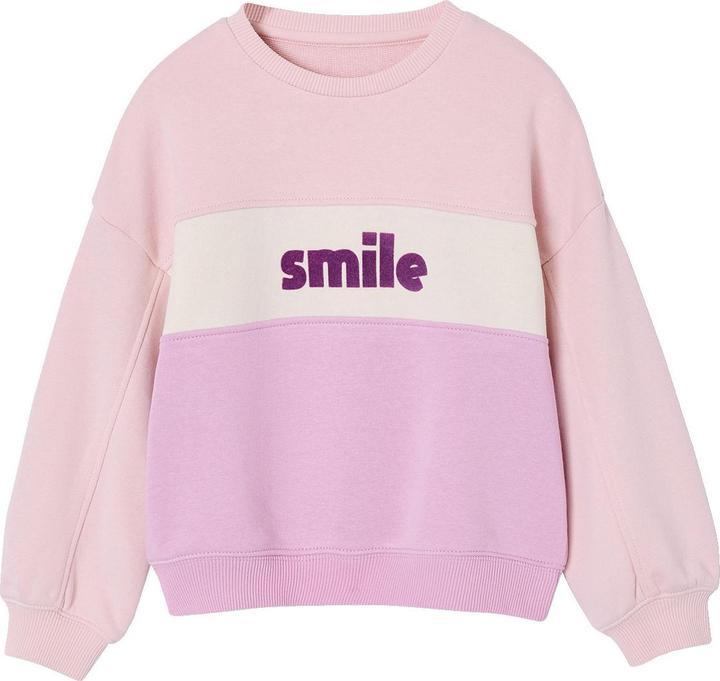 Produktbild Vertbaudet Sweatshirt im Colorblock-Style Mädchen, Recycling-Polyester (122)