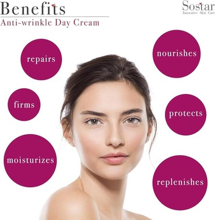 Produktbild Sostar Anti-Falten Gesichtscreme mit Eselsmilch für reife Haut (Tagescreme)