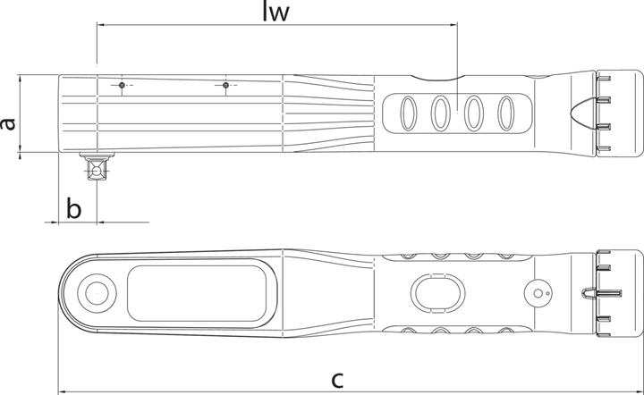 Produktbild Gedore 753-11 Drehmomentschlüssel DREMOMETER MINI 2,5-12 Nm (1/4", 2.50 Nm, 12 Nm)