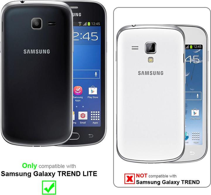 Actual product image Cadorabo Hard cover with imprint cover (Samsung Galaxy Trend Lite)