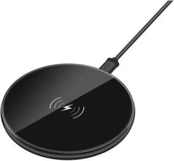 Devia Aurora Series Ultra-slim Wireless Quick Charger (V2) (10W) black (10 W)