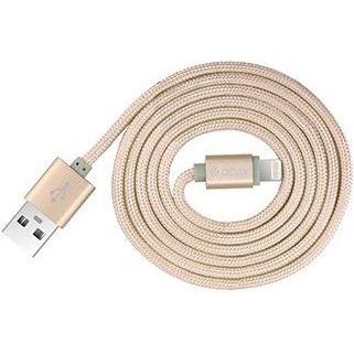 Thumbnail - Devia Fashion Series Cable for Lightning (MFi, 2.4A 1.2M) champagne gold (1.20 m, USB 3.2 Gen 1), USB Kabel