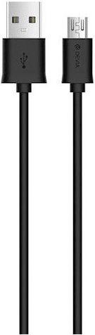 Produktbild Devia Smart Series Micro Cable V2 (5V 2.1A,1M) black (1 m, USB 2.0)