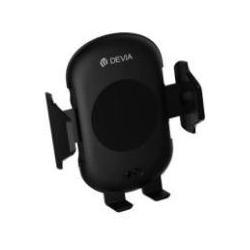 Devia Smart series Infrared sensor Wireless Charger Car Mount black, Smartphone Halterung, Schwarz